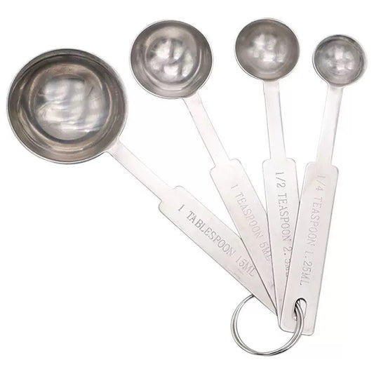 Stainless Steel Measuring Spoon 4 Piece Set